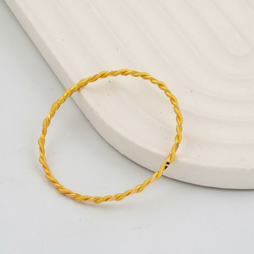 İkili Burma 22 Ayar Altın Bilezik 7,15 Gr.