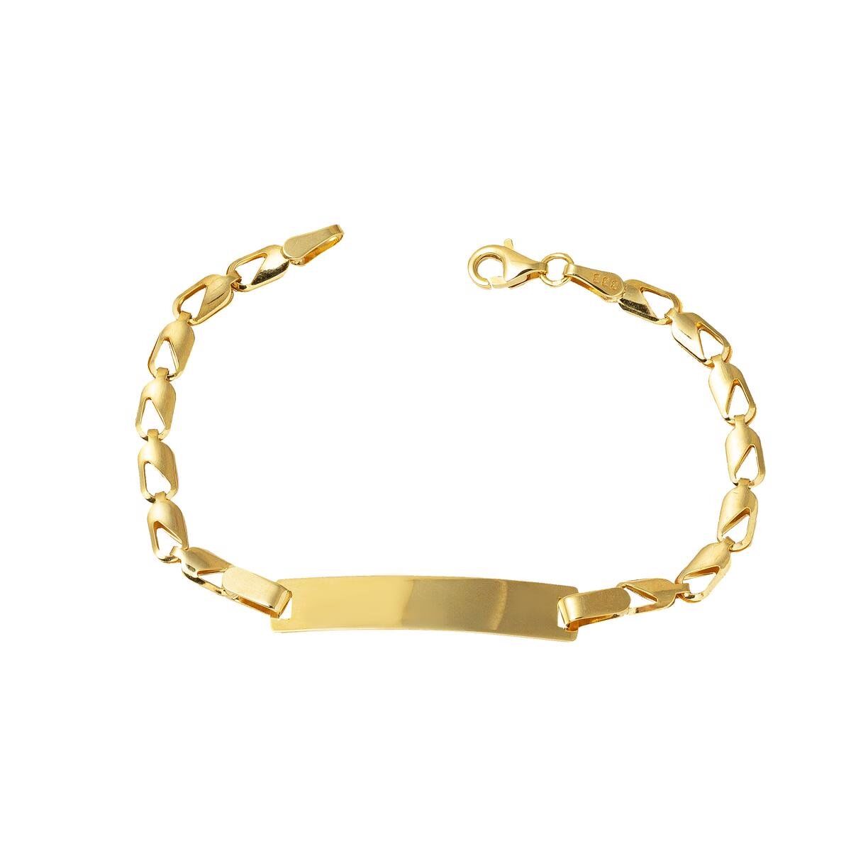 Gözde İsim Yazılabilen Altın Çocuk Künyesi