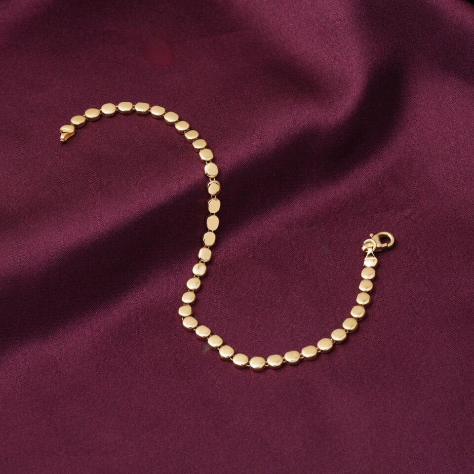 14 Ayar Sarı Altın Kadın Bileklik