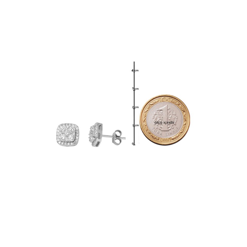 0,97 Karat Yakamoz Pırlanta Küpe