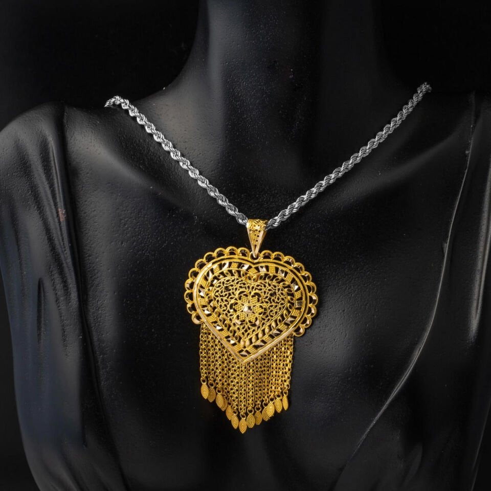 Hint İşi 14 Ayar Altın Kolye Ucu