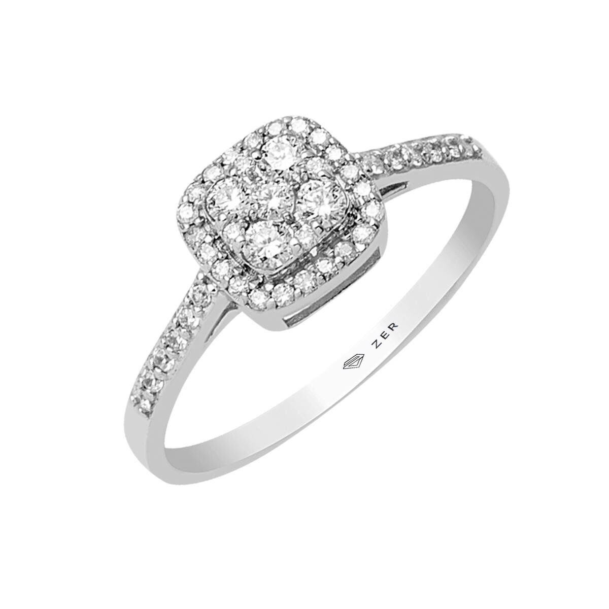 0,37 Karat Pırlanta Yakamoz Yüzük