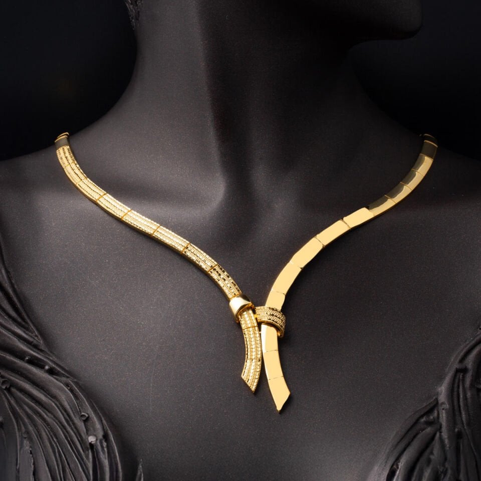 Kemerli 14 Ayar Altın Taşsız Düğün Seti