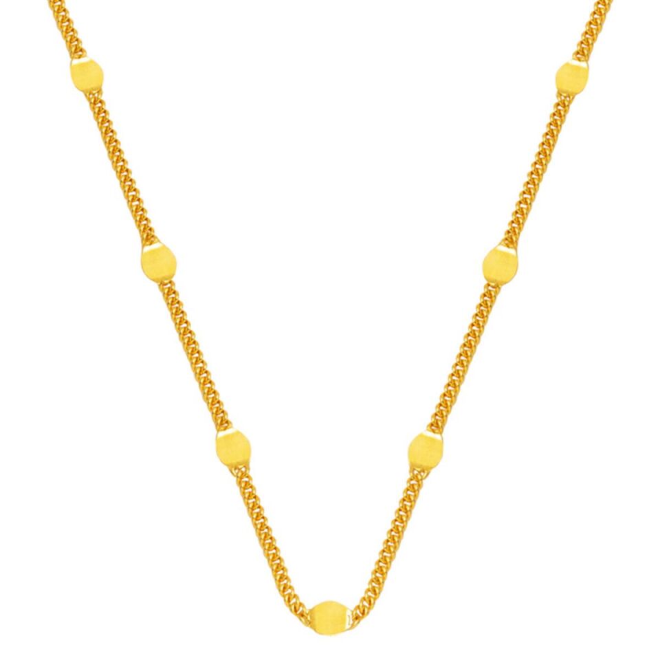 Dubai 22 Ayar Altın Zincir - 50 cm