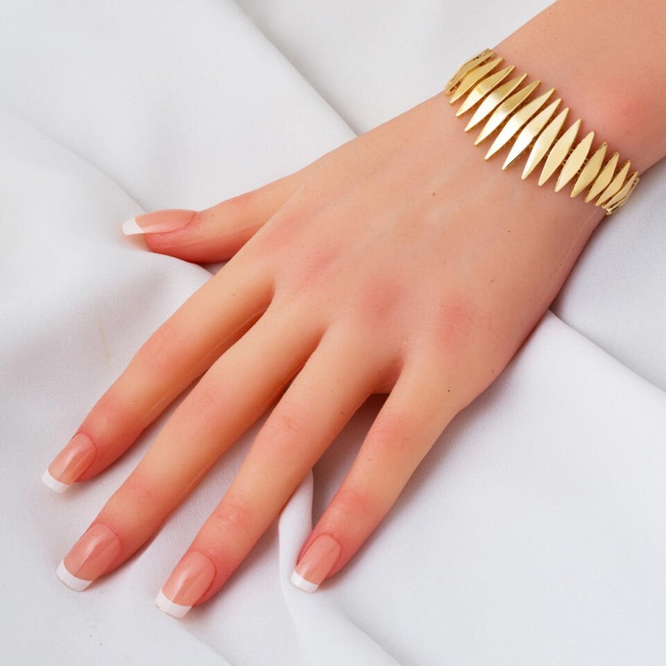 Modern 14 Ayar Altın Düğün Takı Seti