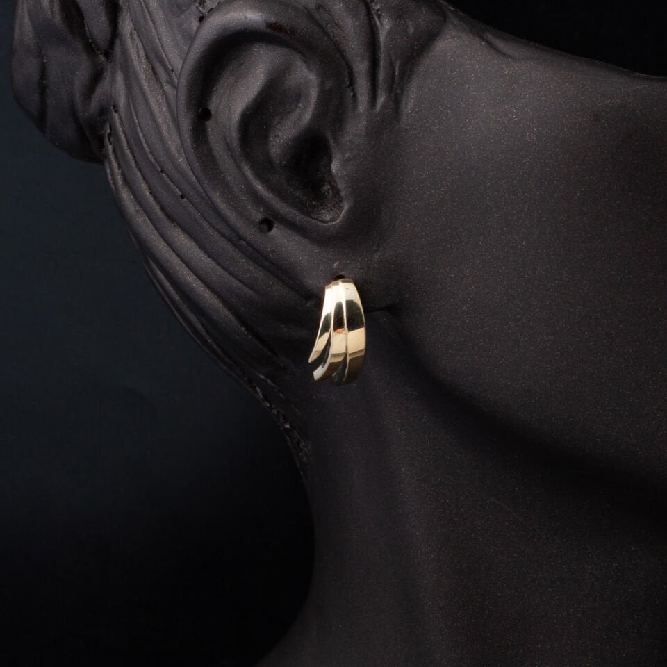 Modern 14 Ayar Altın Düğün Takı Seti