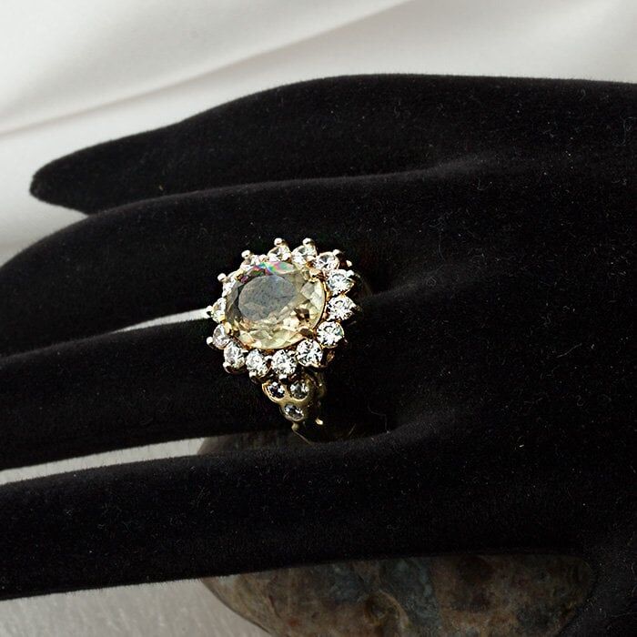 5,11 Carat Sultanayt Taşlı Altın Yüzük