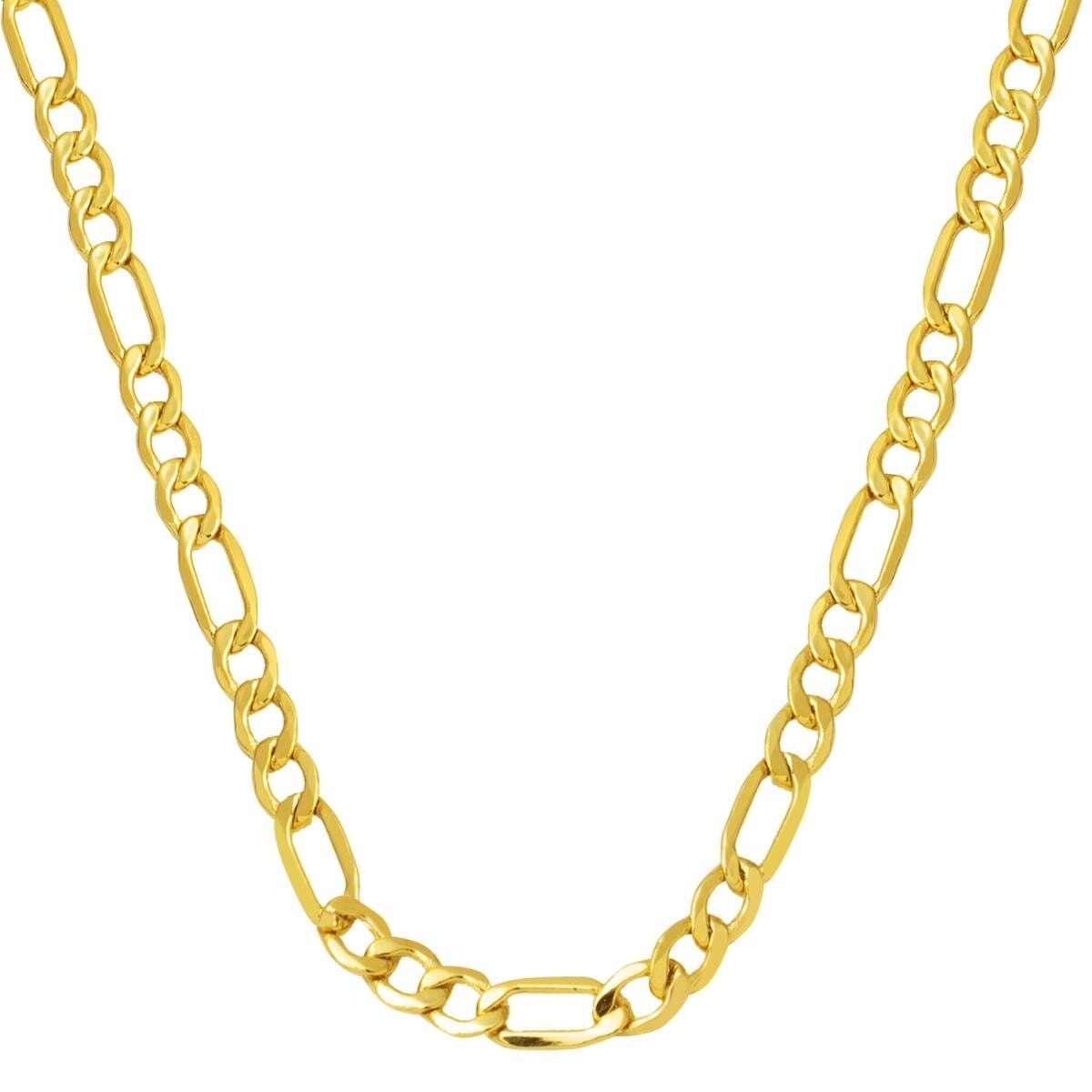 Figaro 14 Ayar Altın Zincir 60 cm.