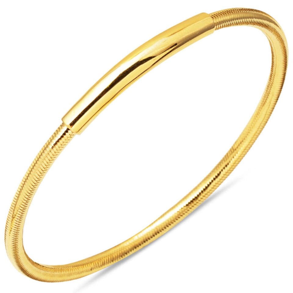 Balıksırtı İtalyan 14 Ayar Altın Künye