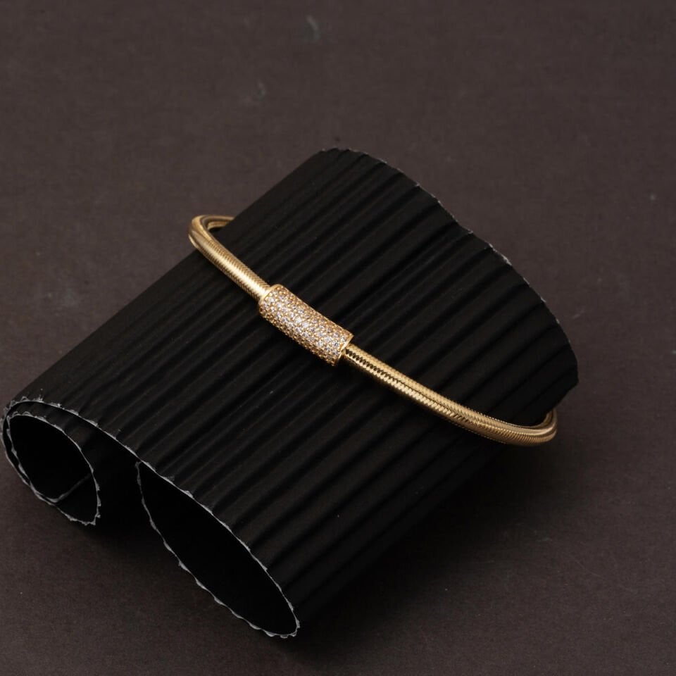 İtalyan Esnek Bileklik 14 Ayar Altın