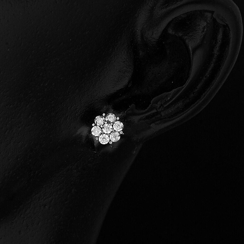 Zer Flower 3'lü Pırlanta Set