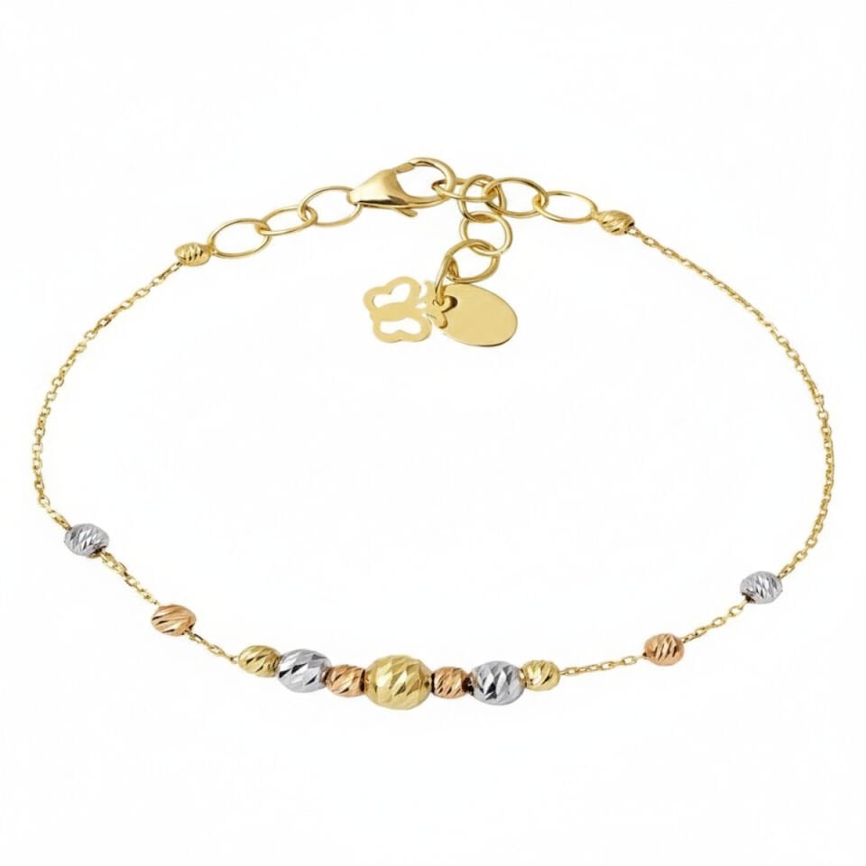 14 Ayar Altın Dorika Toplu Bileklik