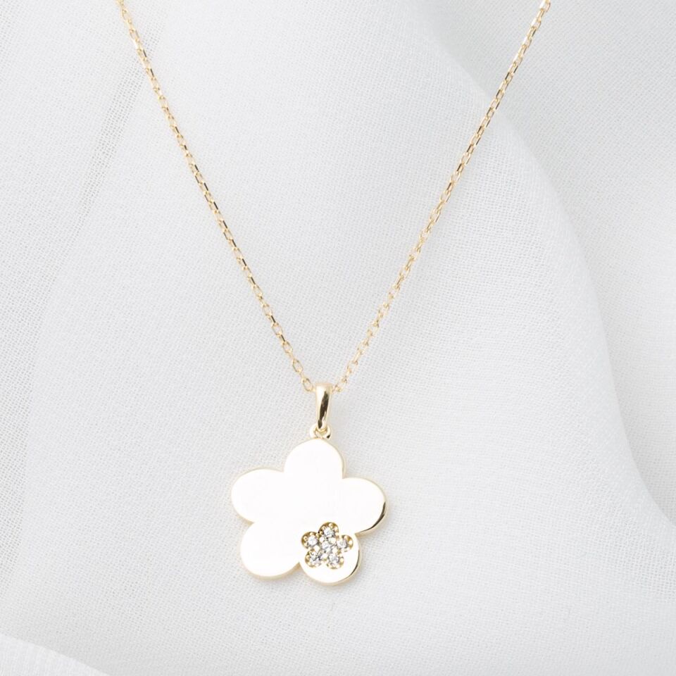 İsimlik Yonca Altın Kolye