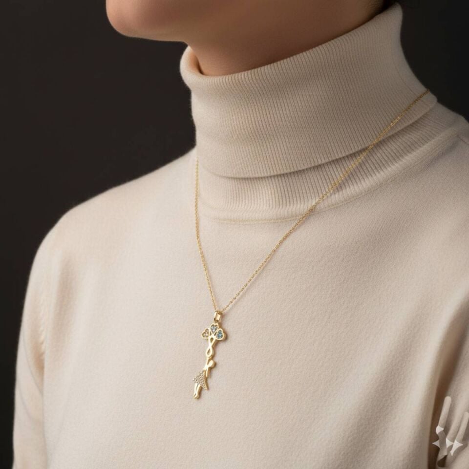 Sonsuz Bağ Anne-Bebek Kolyesi