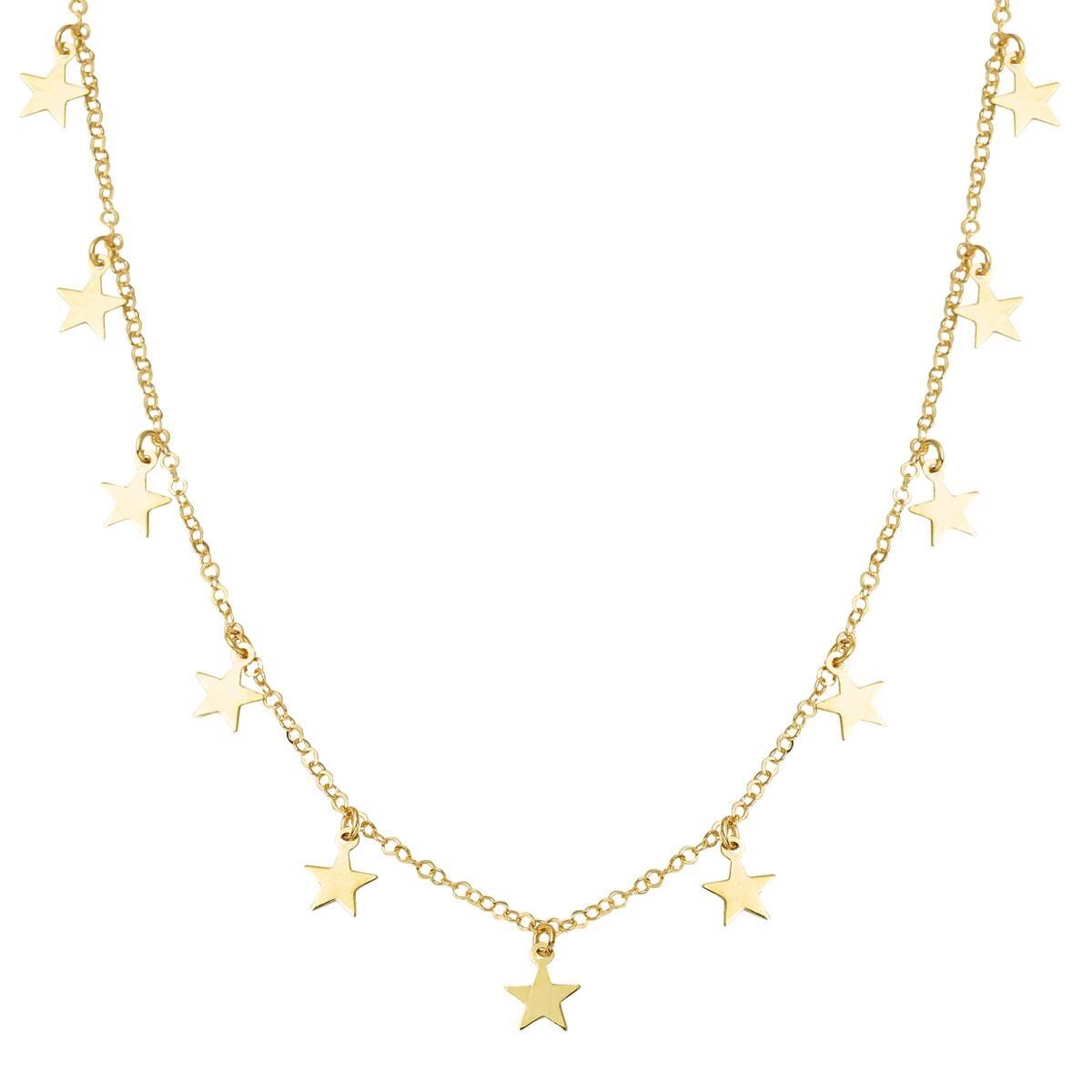 Sıralı Yıldızlar Shakira Altın Kolye