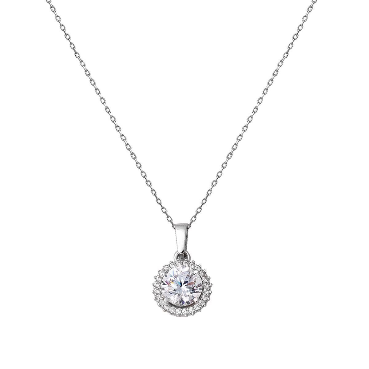 Tektaş 14 Ayar Beyaz Altın Kolye