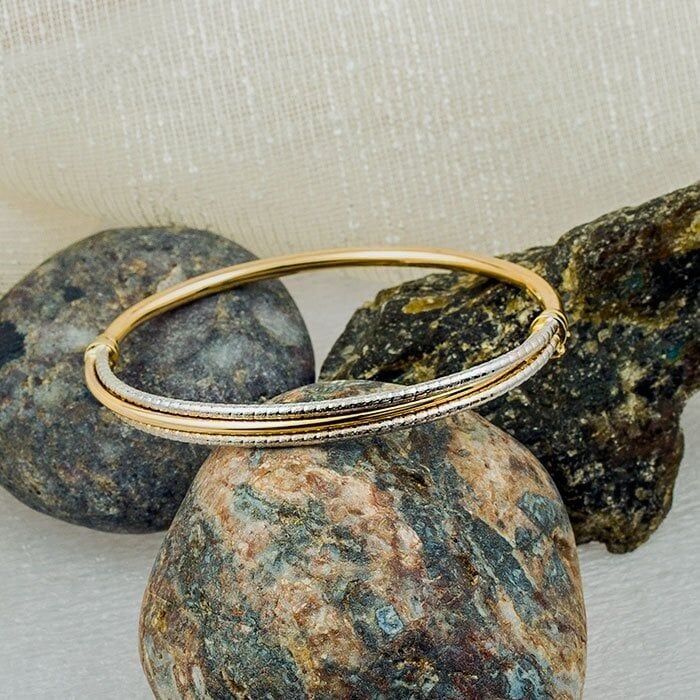 Arpaş Balık Sırtı 14 Ayar Altın Kelepçe Bilezik