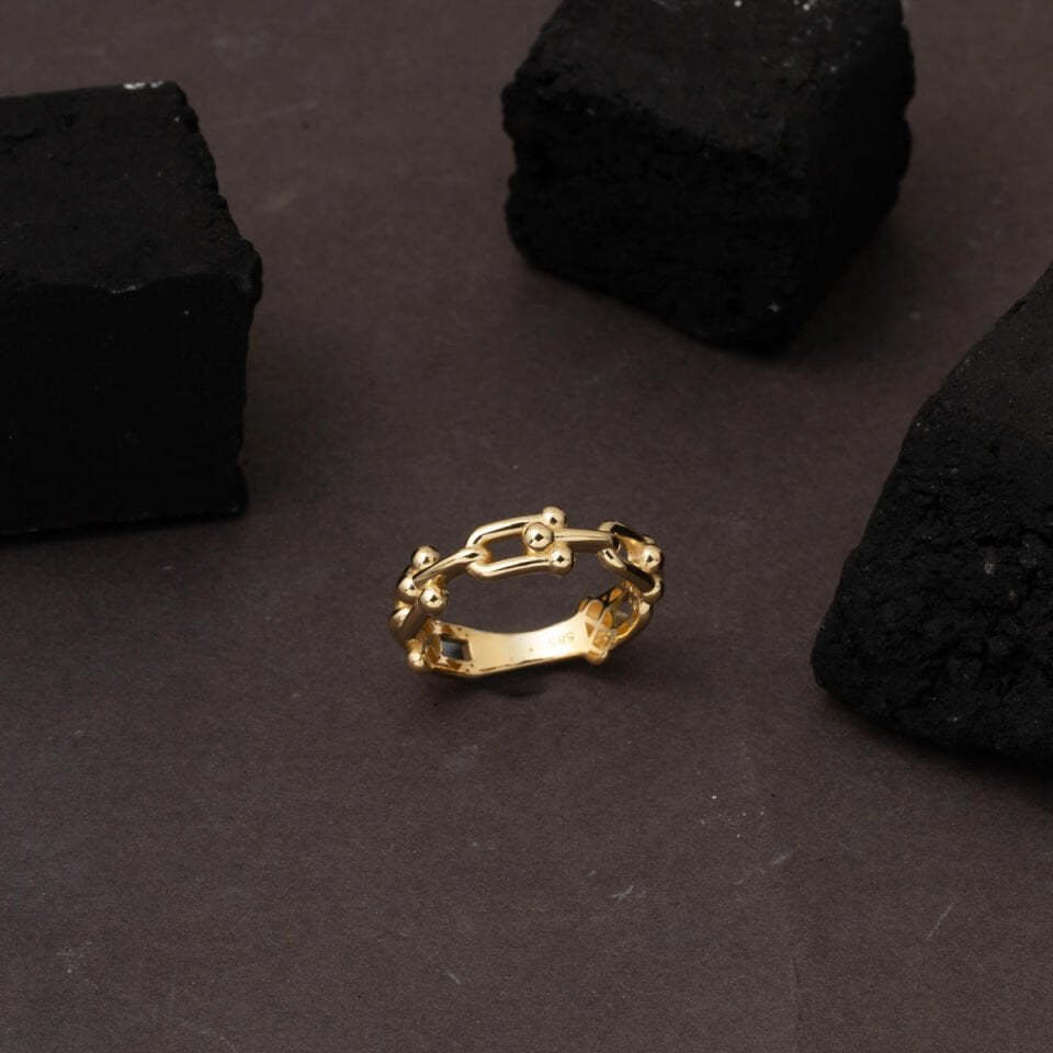 Tiffany 14 Ayar Altın Yüzük