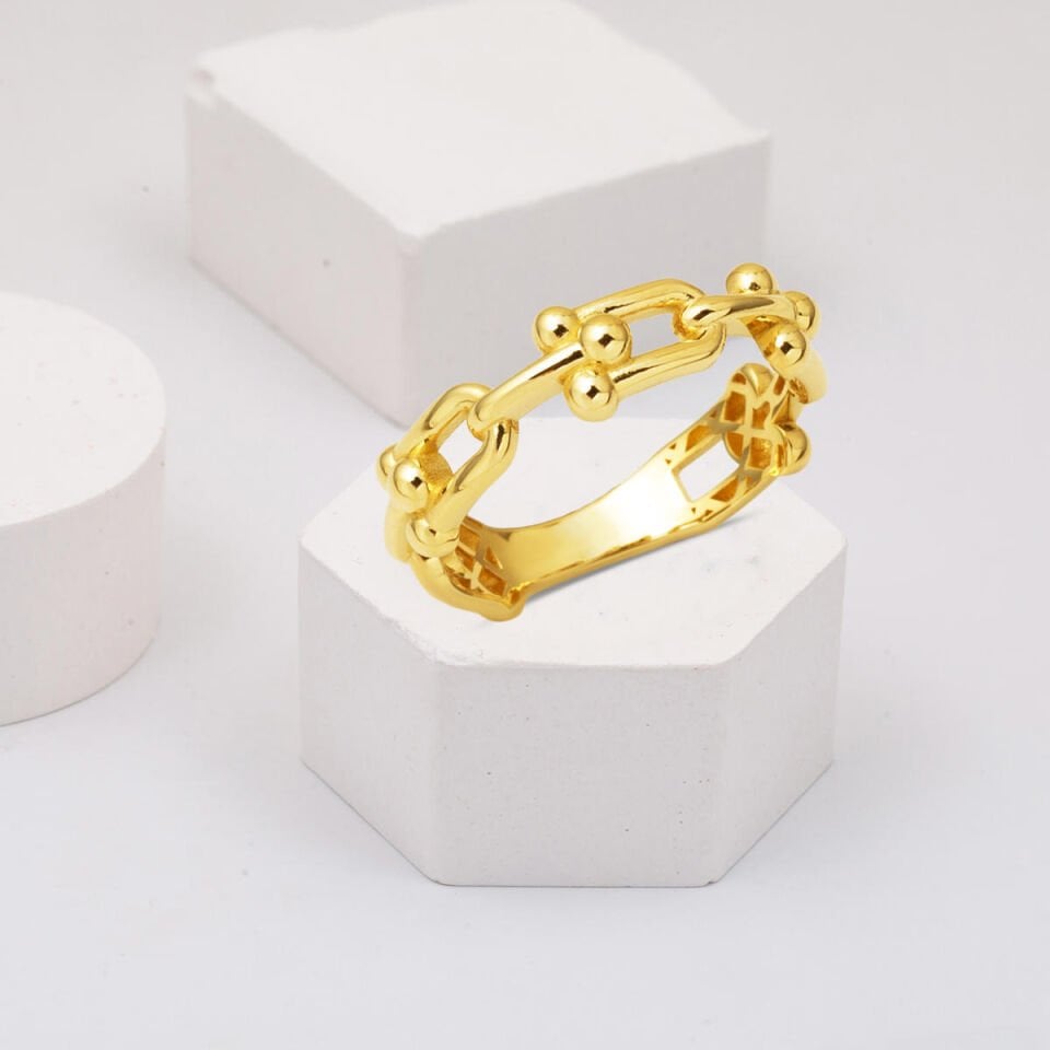 Tiffany 14 Ayar Altın Yüzük