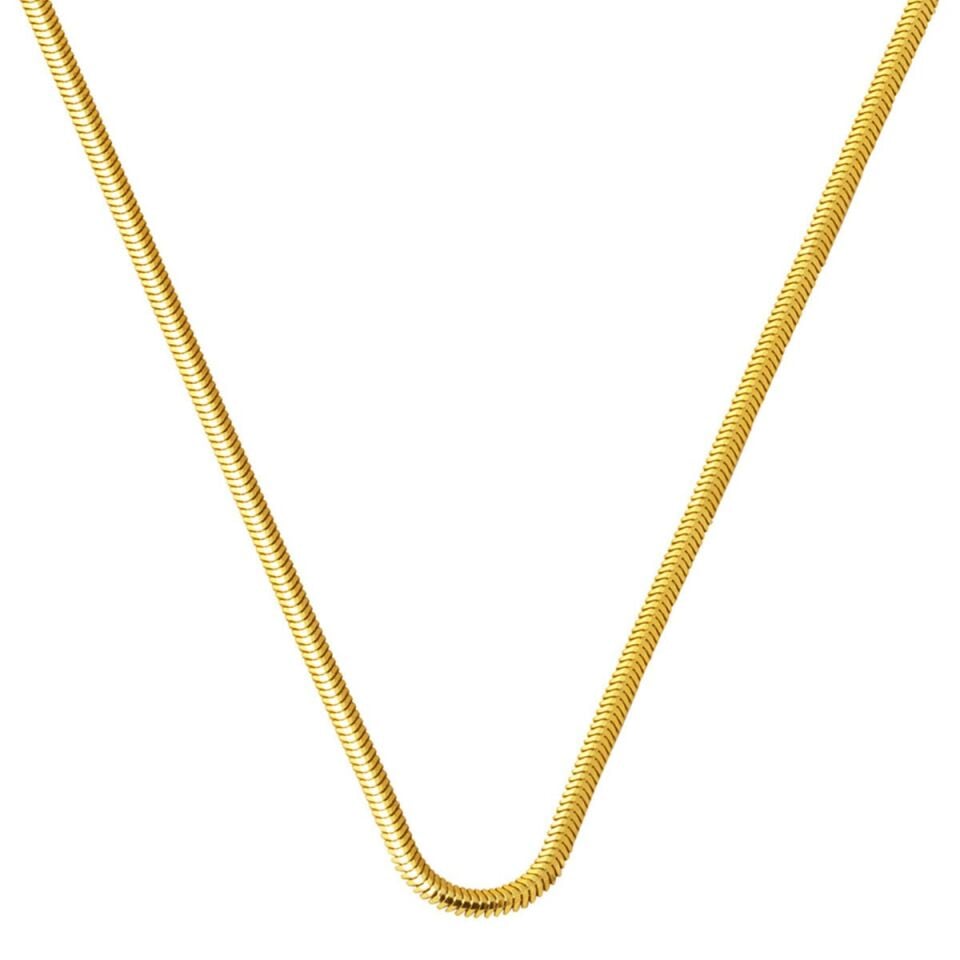 Balıksırtı 14 Ayar Altın Zincir 50 cm.