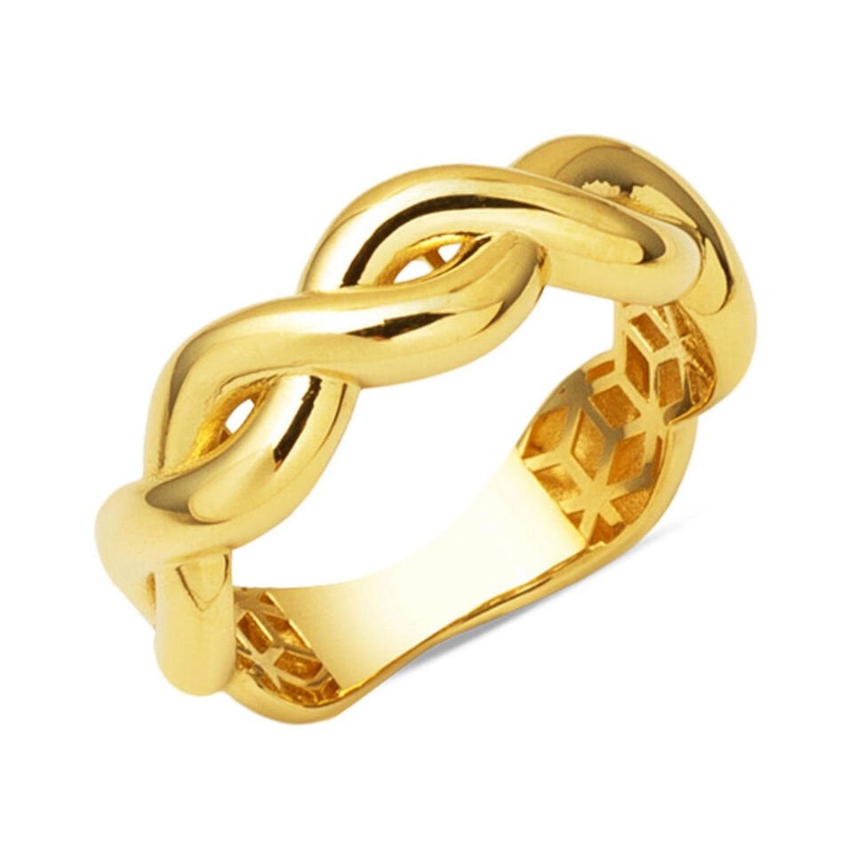 Sarmaşık Taşsız 14 Ayar Altın Yüzük