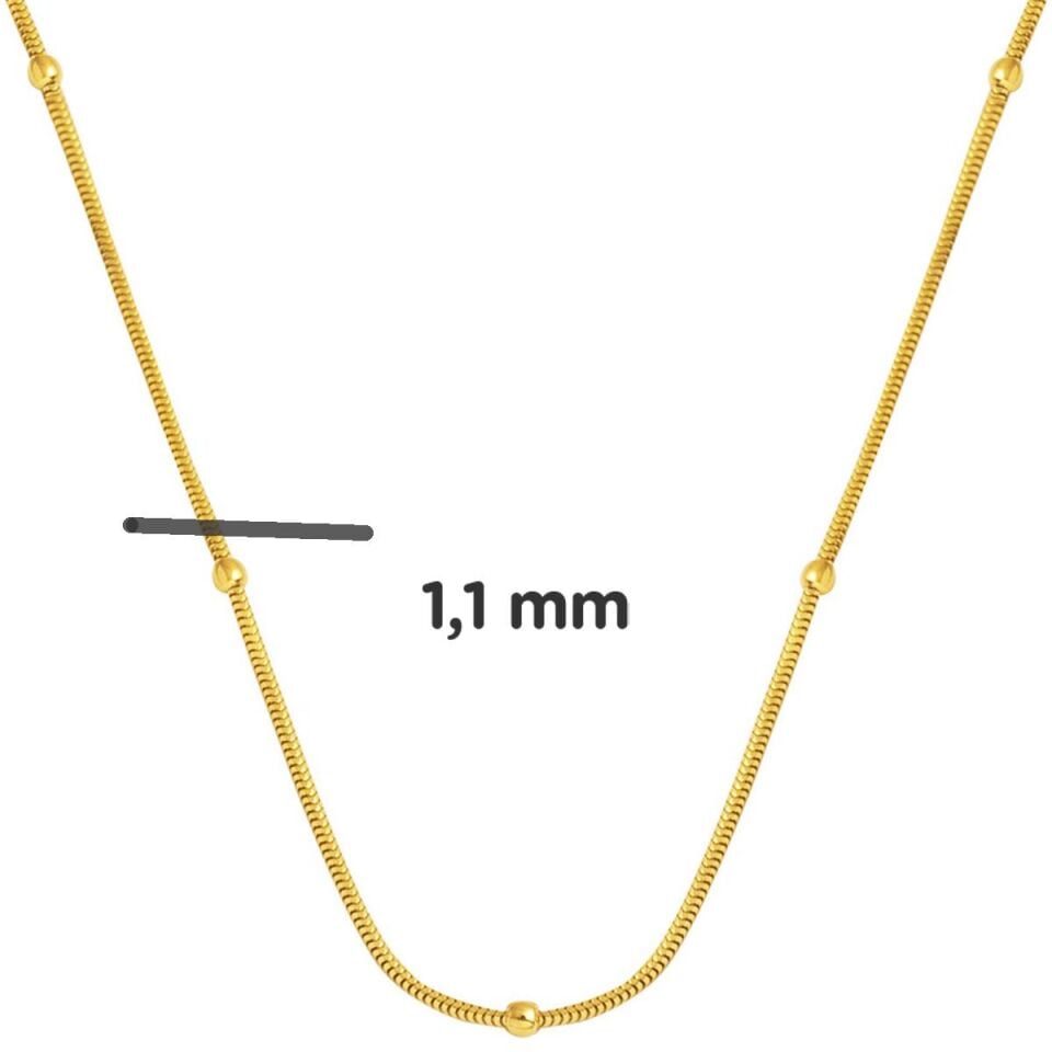 14 Ayar İtalyan Altın Zincir Kolye 65 cm.