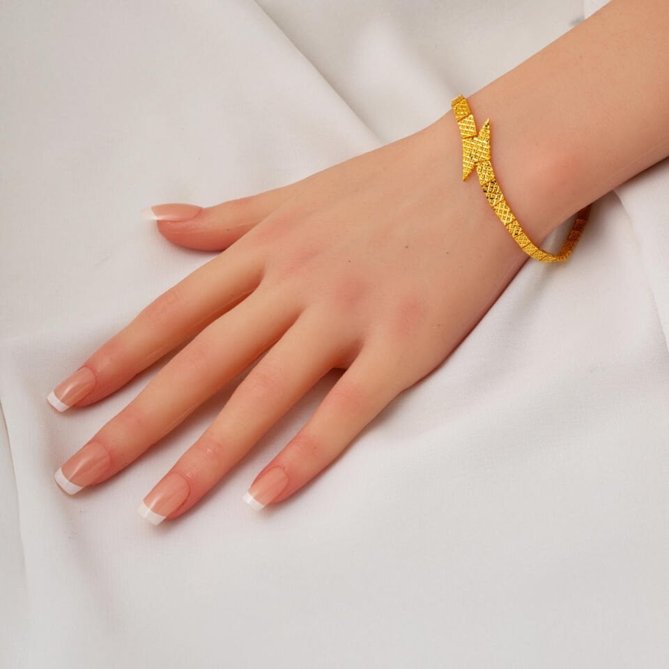 Yaşam Çiçeği Suyolu Altın Takı Seti