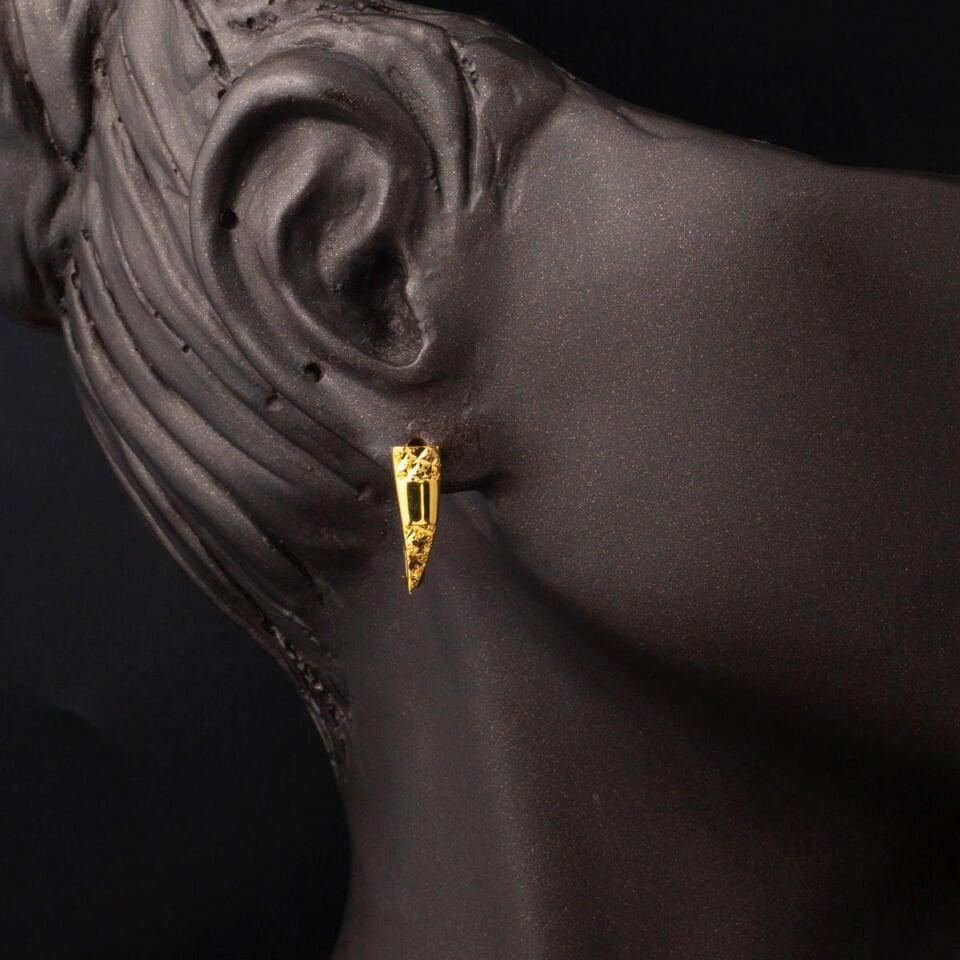 Sarkıt Tasarım Altın Taşsız Takı Seti