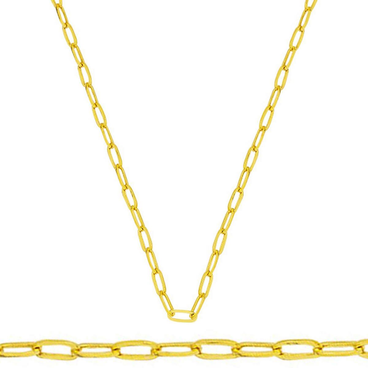 Altın Spor Zincir Kolye 14 Ayar 45cm.