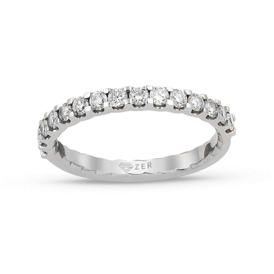 0,54 Karat Yarımtur Pırlanta Yüzük