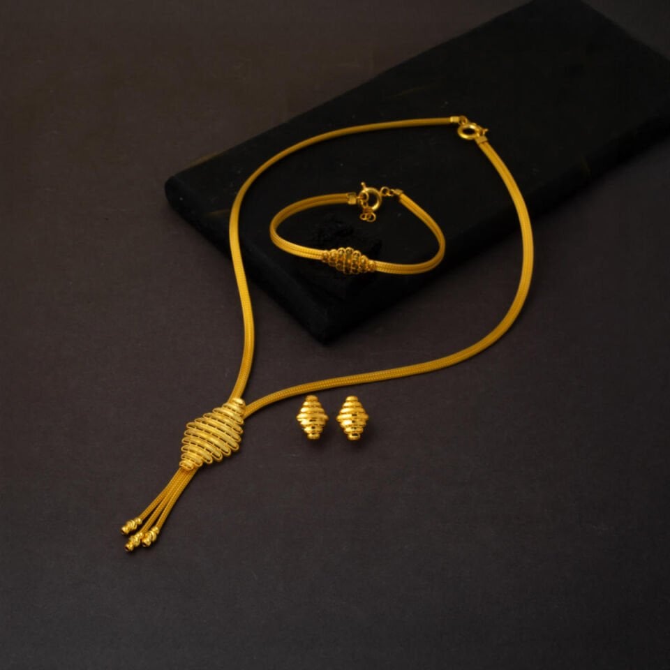 Kazaziye Altın Ajda Kalemli Düğün Seti