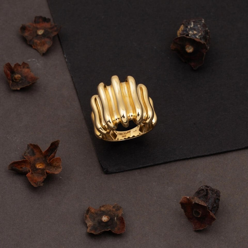 Sekans 14 Ayar Altın Yüzük