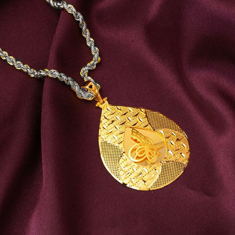 22 Ayar Altın Tuğralı Kolye Ucu