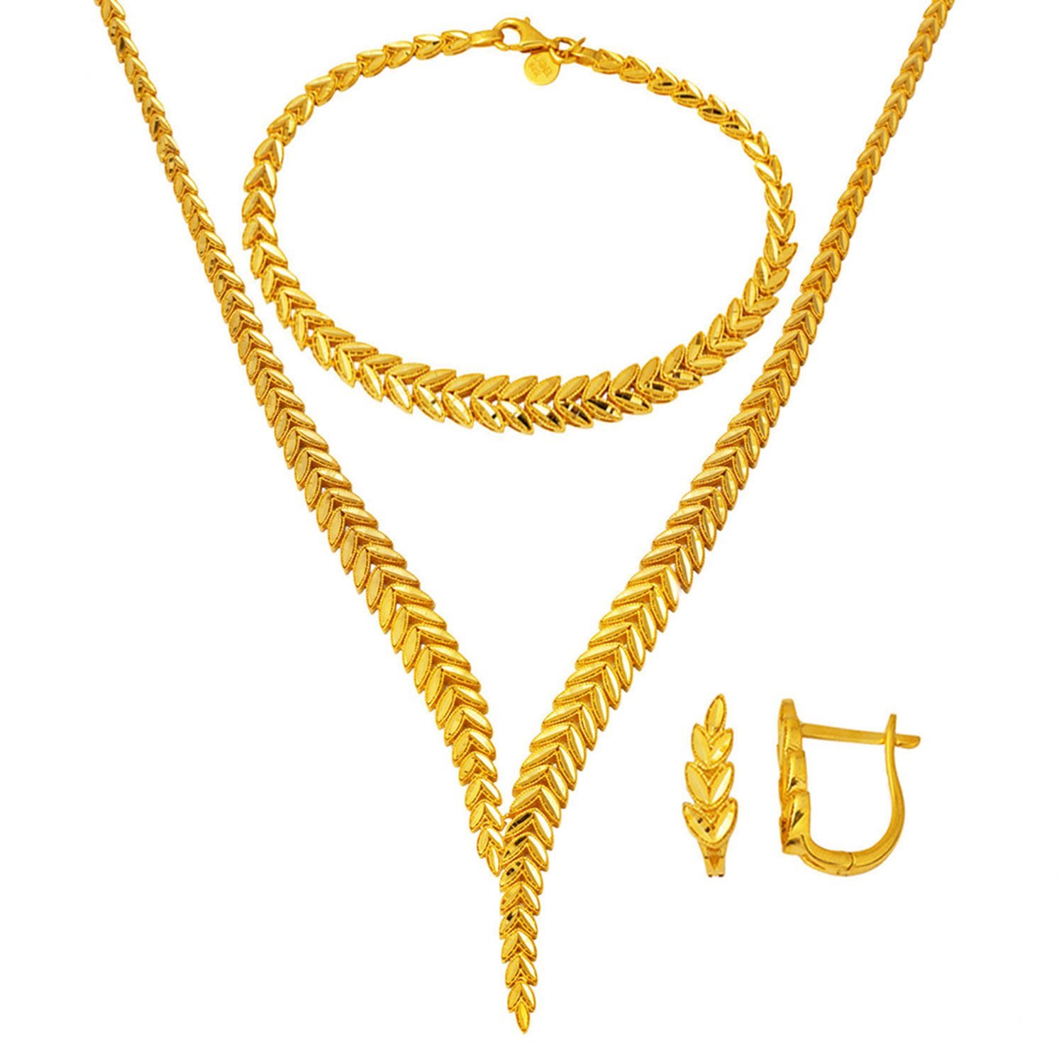 Sarkıt Başak Düğün Seti 14 Ayar Altın