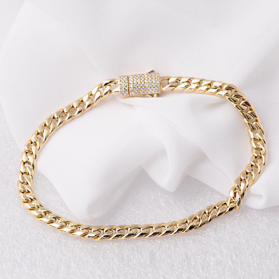 Favori Gurmet Zincir Altın Bileklik