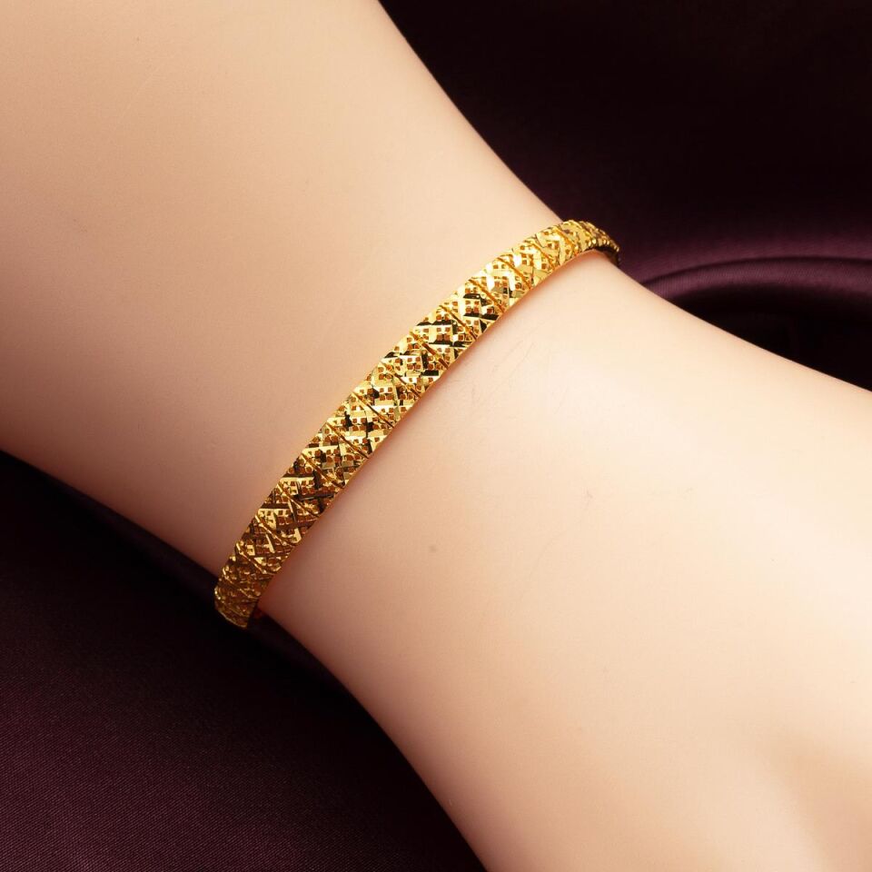 Princess Taşsız Altın Takı Seti