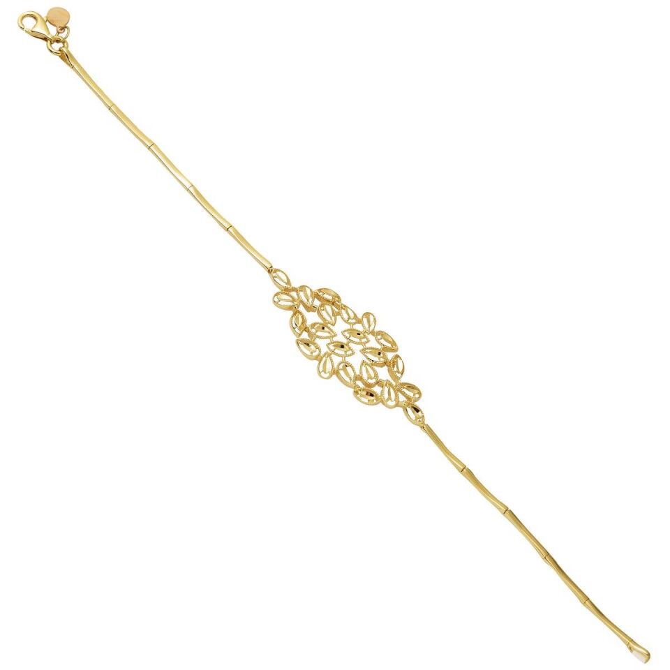 Sarmaşık Taşsız Altın Takı Seti