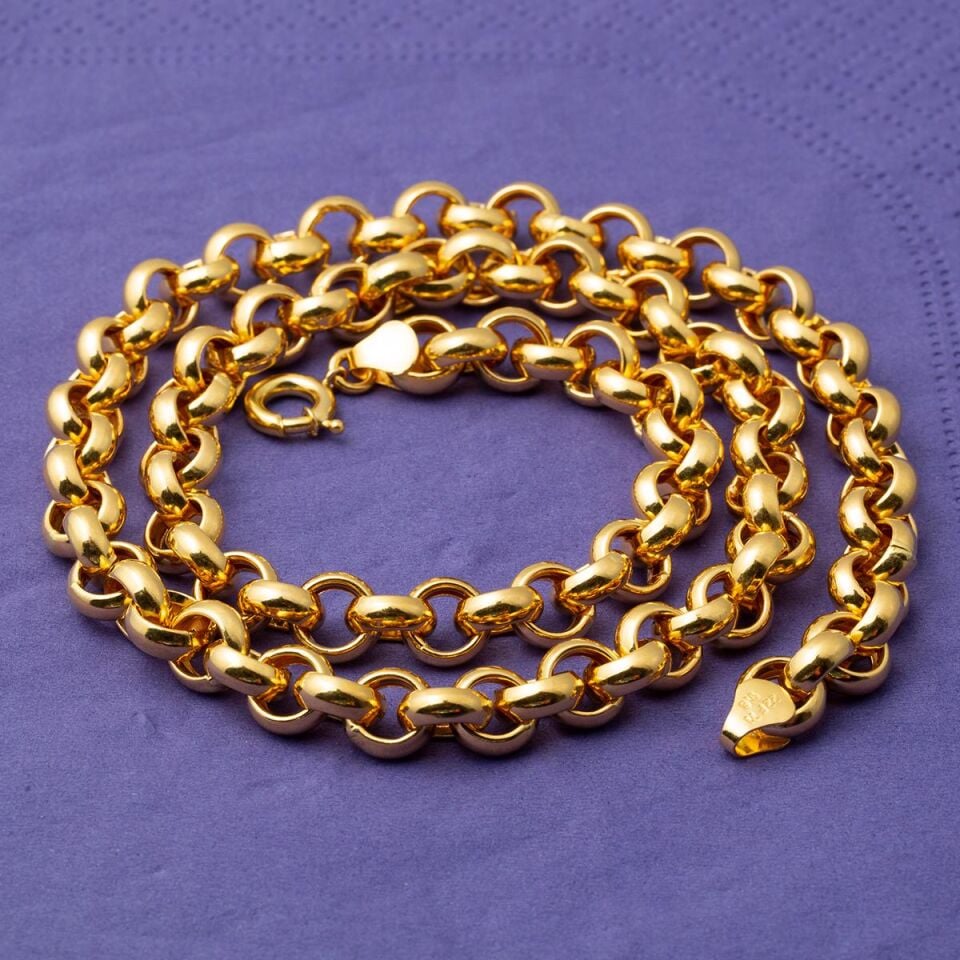 Doç 22 Ayar Altın Kalın Zincir 80 Gr ( 70 cm)