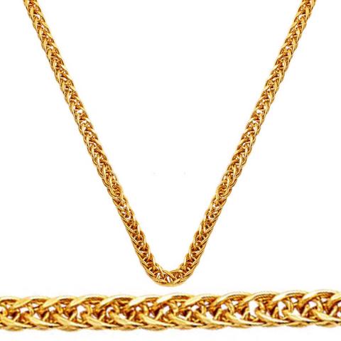 Meridyen 14 Ayar Altın Zincir - 55cm