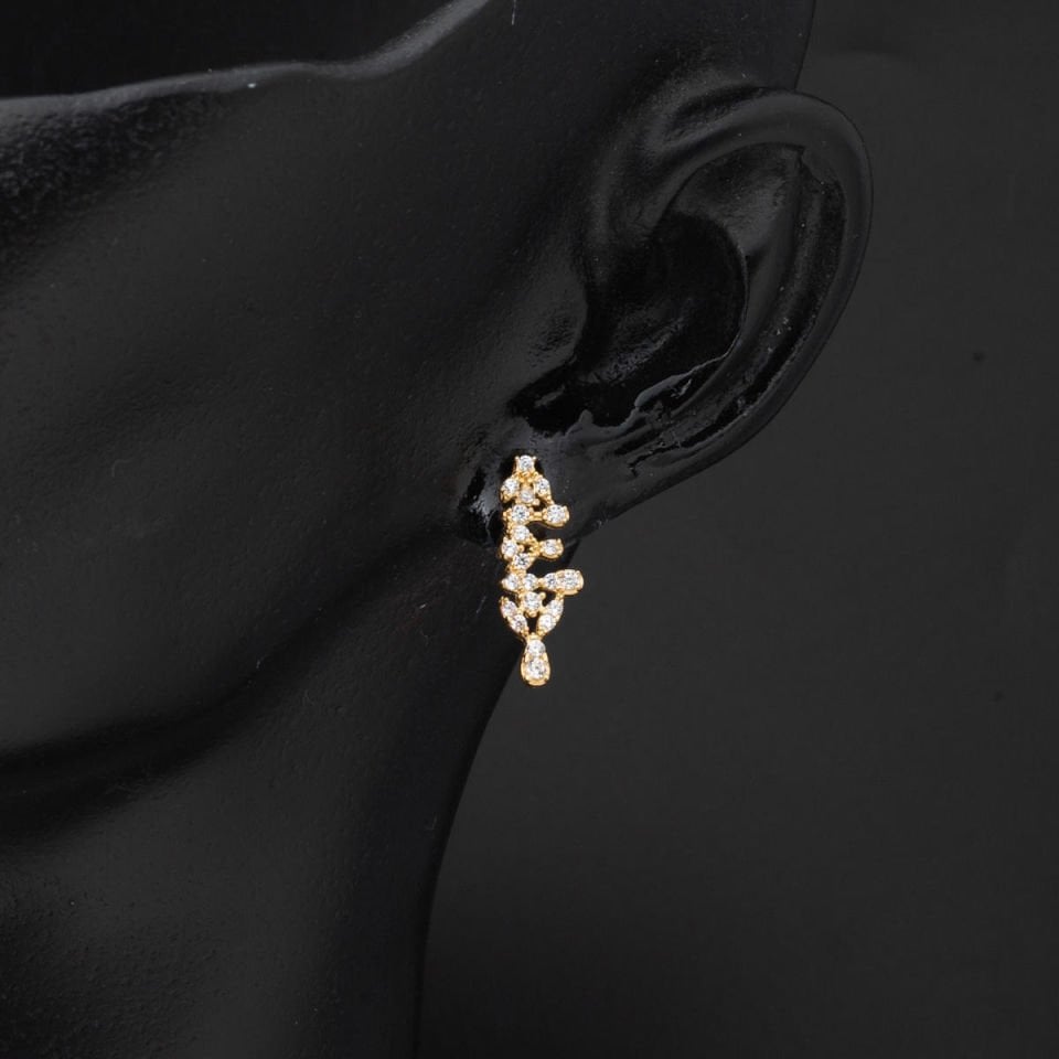 Damla Model 14 Ayar Altın Üçlü Set