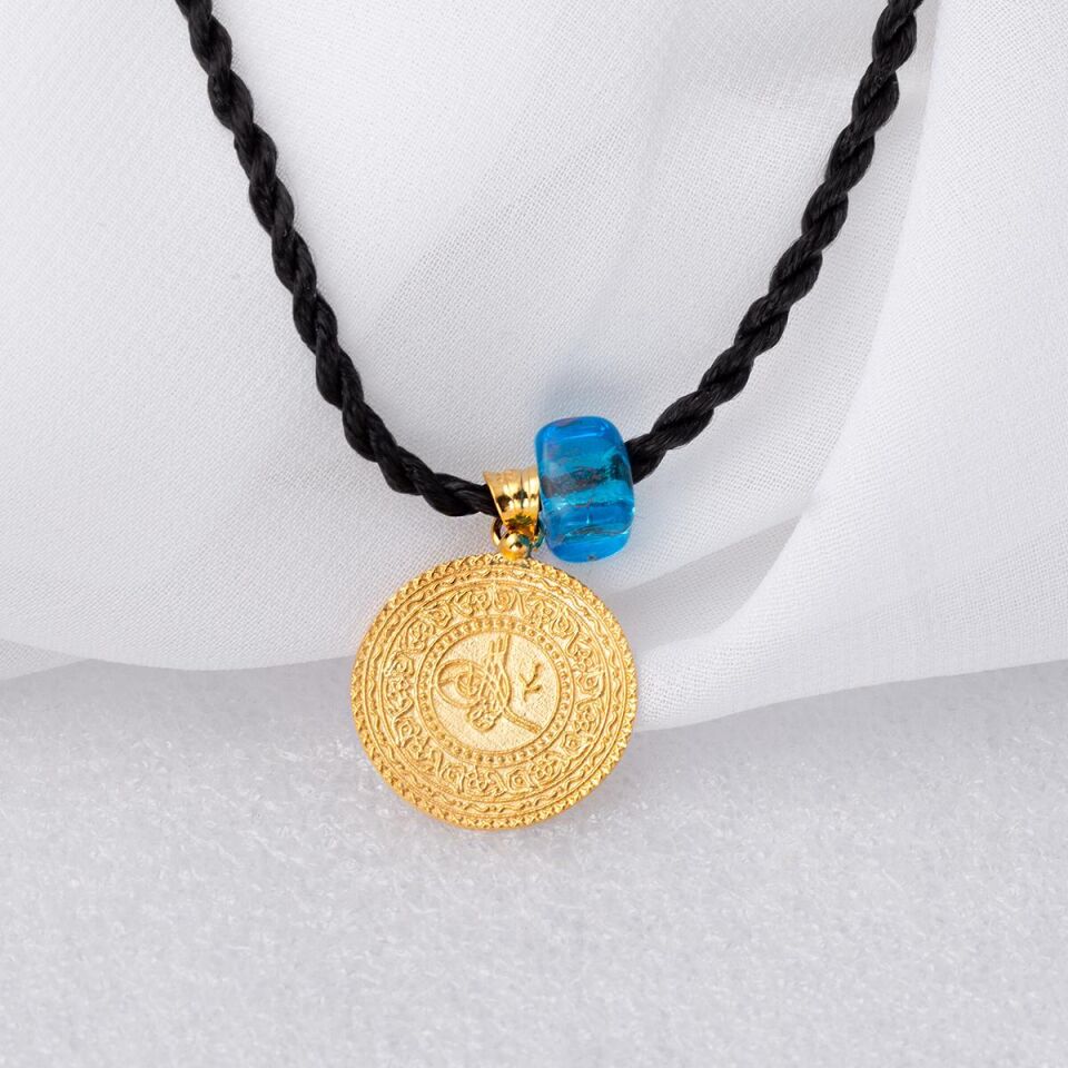 Tuğralı 22 Ayar Altın Kolye Ucu