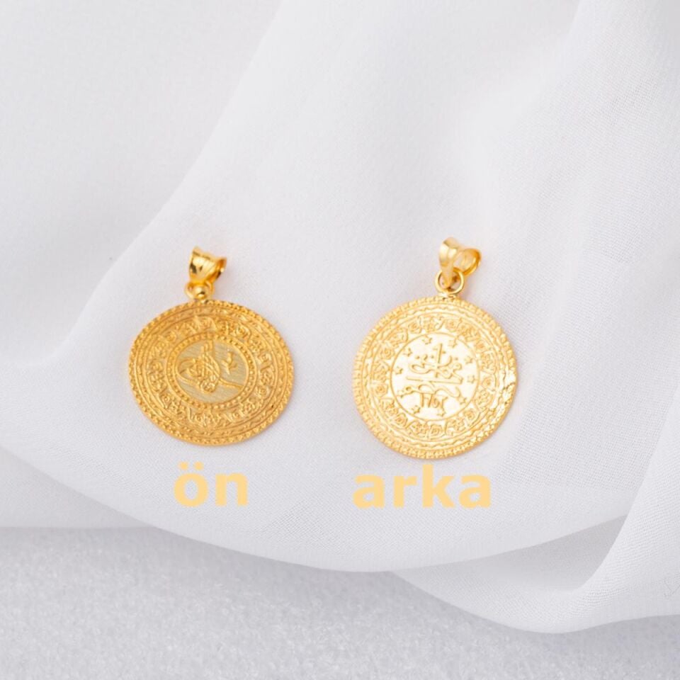 Tuğralı 22 Ayar Altın Kolye Ucu