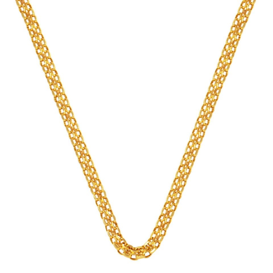 Klasik 14 Ayar Altın Zincir 60 cm. 3 mm.