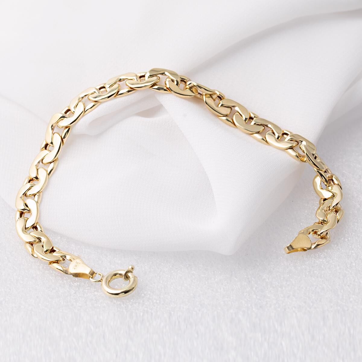 Halka Zincir Altın Bileklik