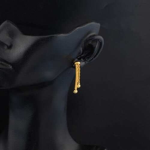 Örgü Zincir Taşsız Altın Takı Seti