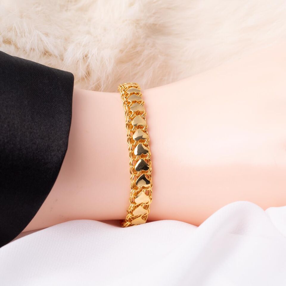 Kalpli Zincir Altın Bileklik