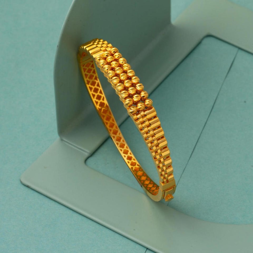 Rolex Dorika Tasarım 14 Ayar Altın Kelepçe