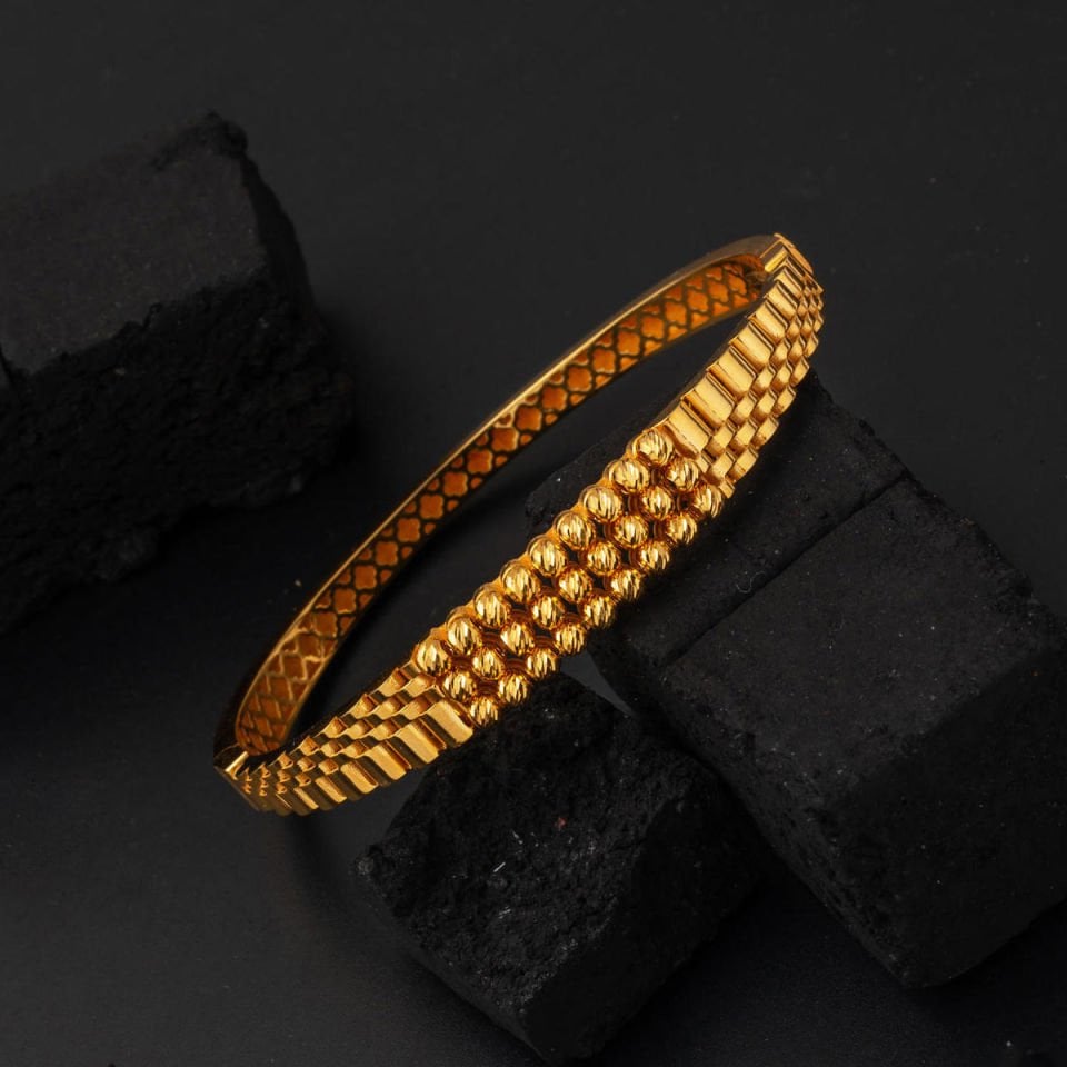 Rolex Dorika Tasarım 14 Ayar Altın Kelepçe