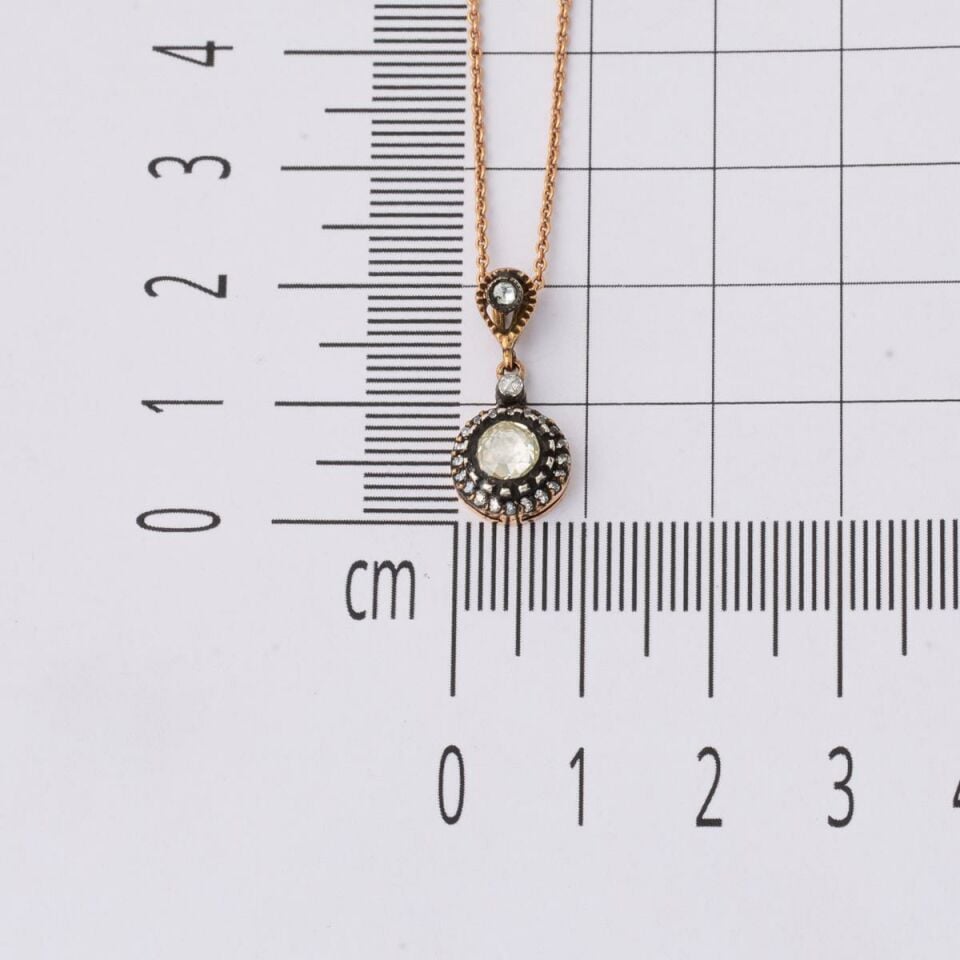 0,20 Karat Elmaslı Altın Kolye