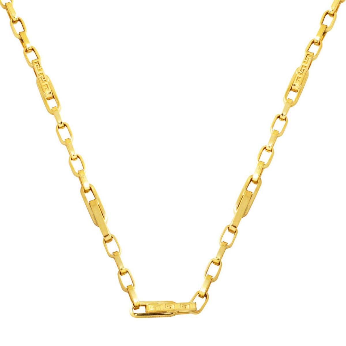 14 Ayar Versage Halkalı Altın Zincir Kolye 50 cm.